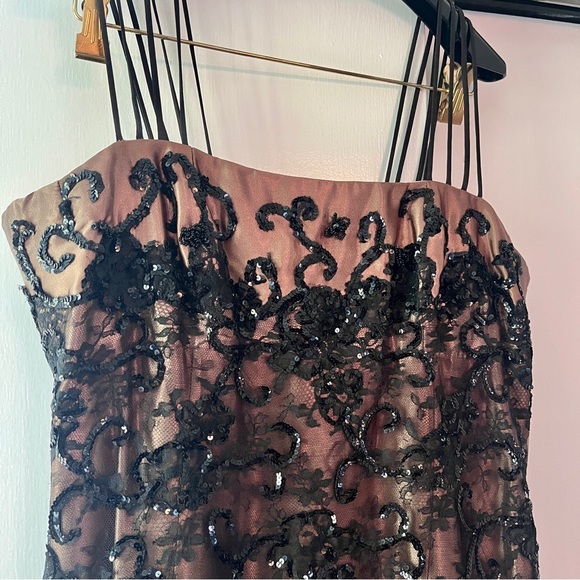 Vintage San Carlin Dresses Embroidered Maxi Gown - Picture 5 of 10